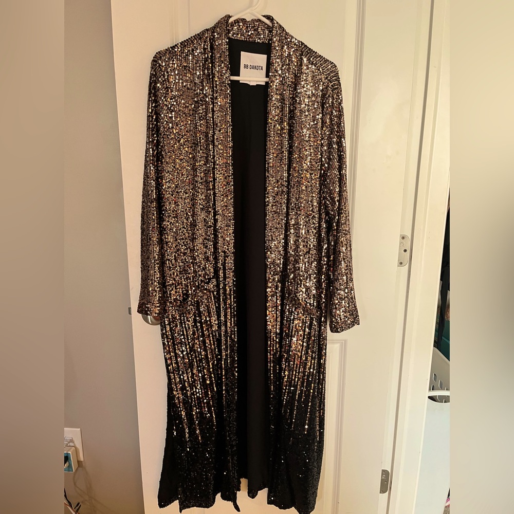Sequined duster